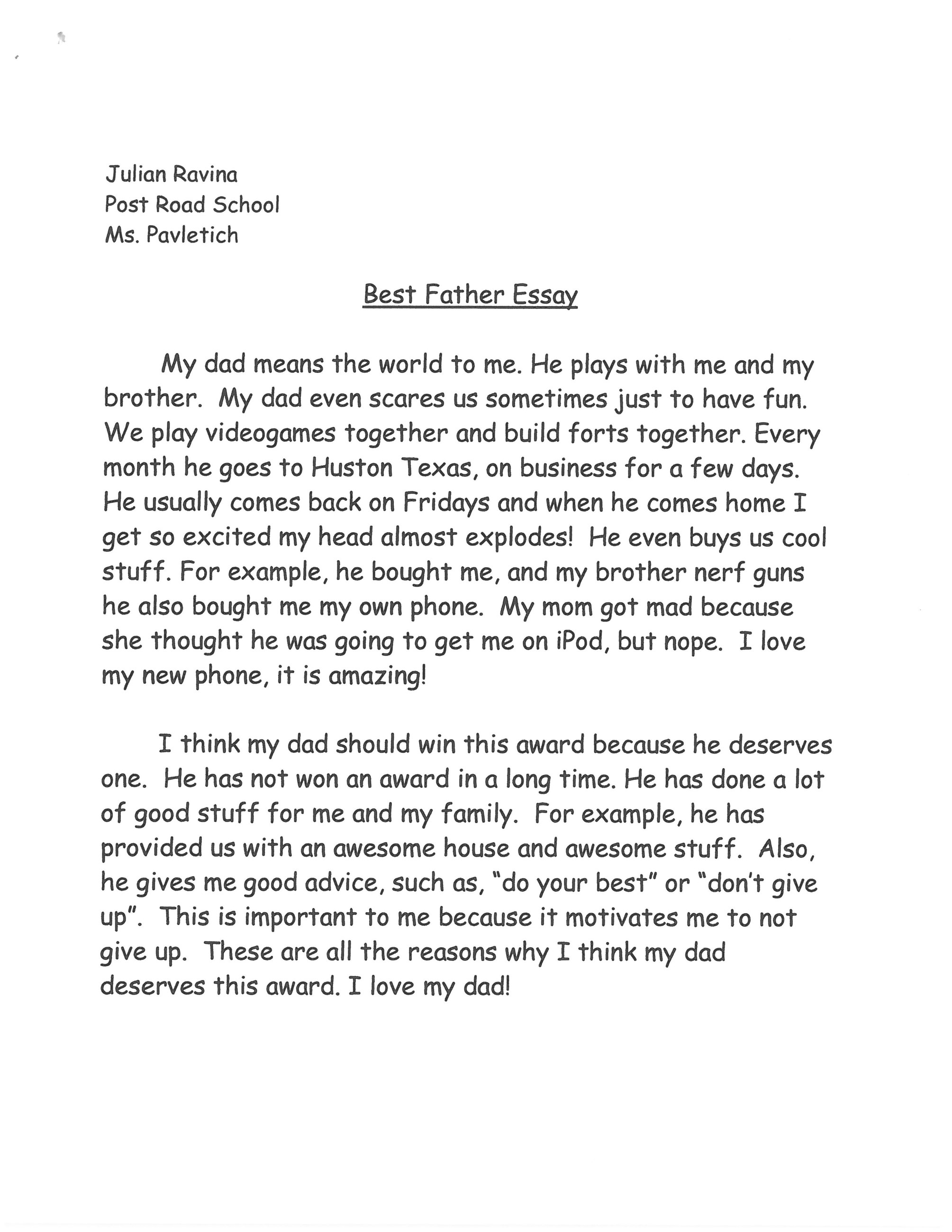 essay by Julian Ravina